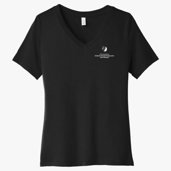 Women's Jersey Short Sleeve Deep V-Neck Tee Thumbnail